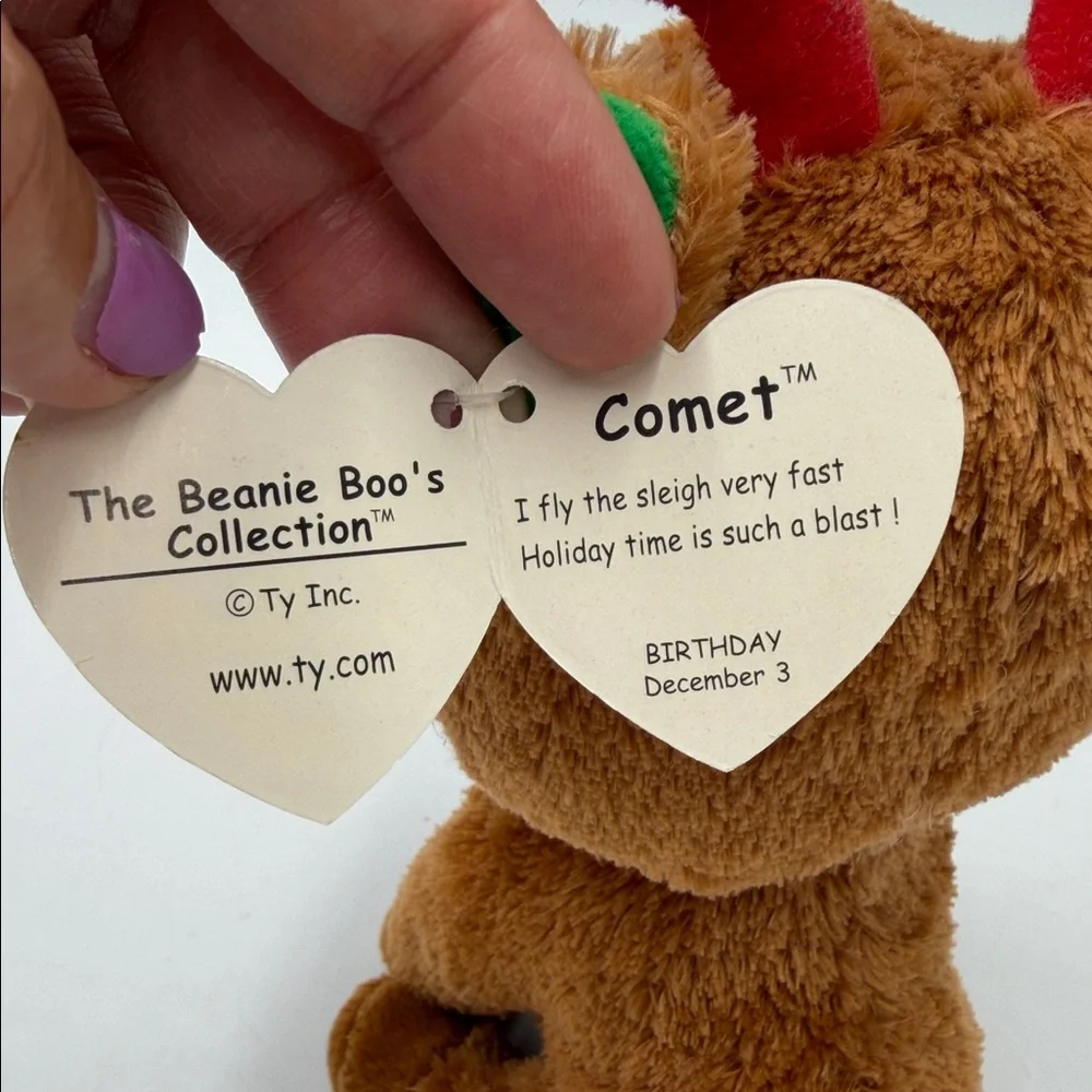 Ty Beanie Collection Adorable Reindeer Plush Toy Set